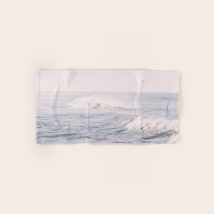 Crashing Waves Ocean - travel photography Bath Towel Gallery Image 1