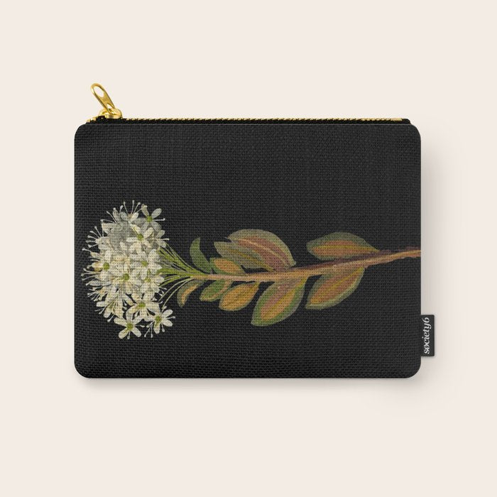 Ledum Latifolium by Mary Delany Paper Collage Floral Flower Botanical Paper Mosaic Vintage Scientific Plant Anatomy  Carry All Pouch Gallery Image 1