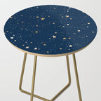 Magical Midnight Blue Starry Night Sky Side Table Gallery Image 2