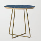 Magical Midnight Blue Starry Night Sky Side Table Gallery Image 1
