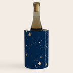 Magical Midnight Blue Starry Night Sky Wine Chiller Gallery Image 1