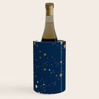 Magical Midnight Blue Starry Night Sky Wine Chiller Gallery Image 2