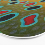 Brown Trout Fly Fishing  Bath Mat Gallery Image 3