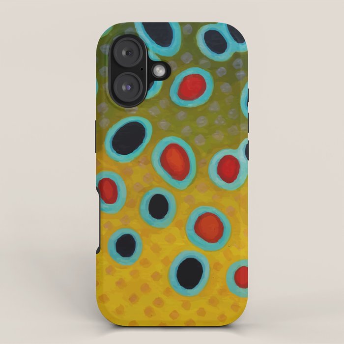 Brown Trout Fly Fishing  iPhone Case