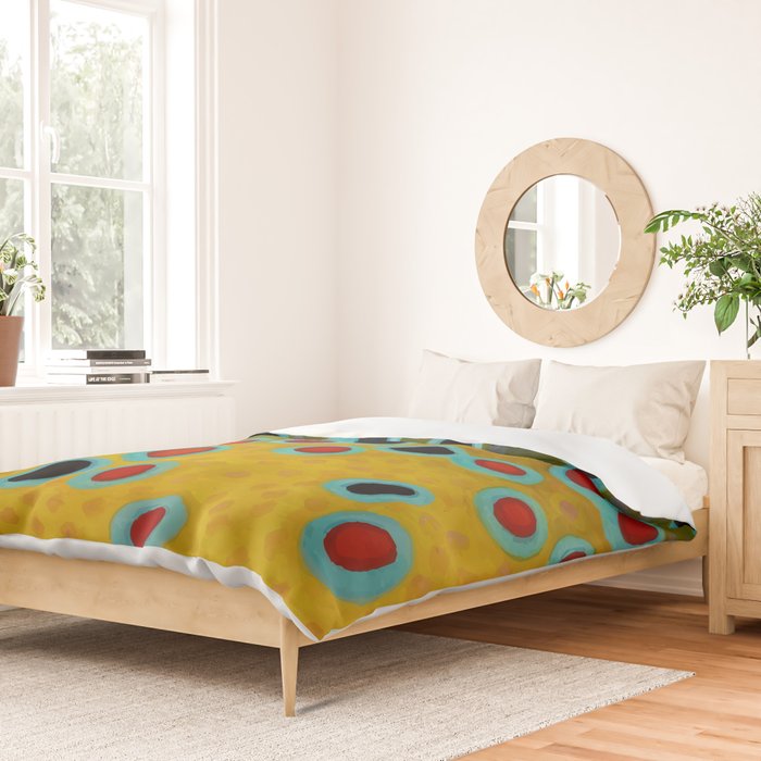 Brown Trout Fly Fishing  Duvet Cover Gallery Image 2