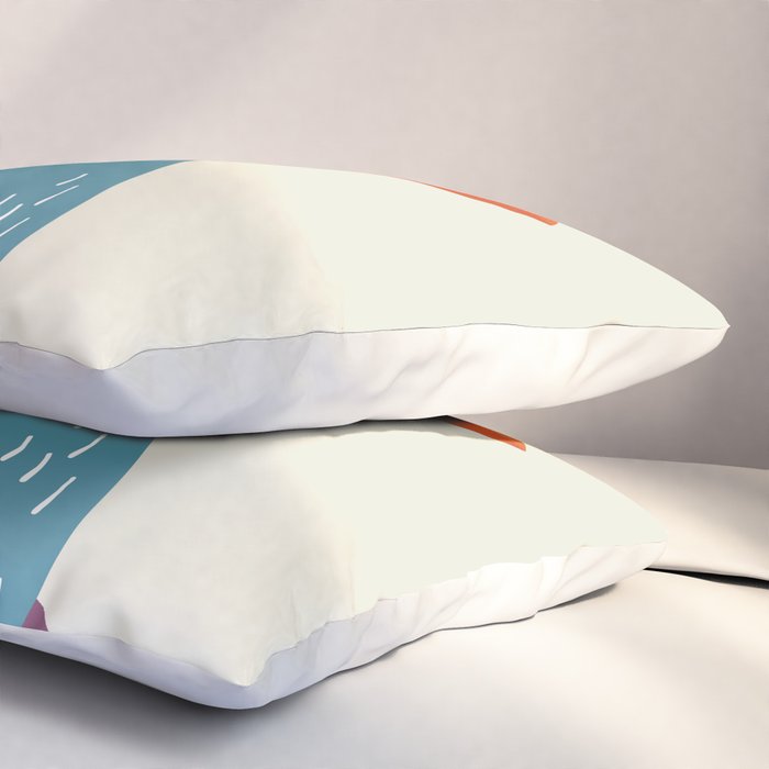 Quirky Atlantic Puffin Pillow Sham Gallery Image 3