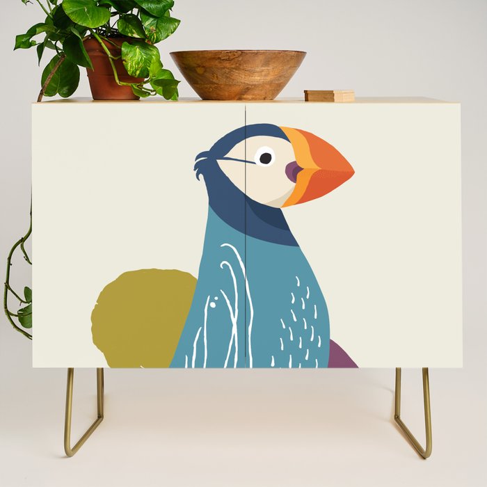 Quirky Atlantic Puffin Credenza Gallery Image 1