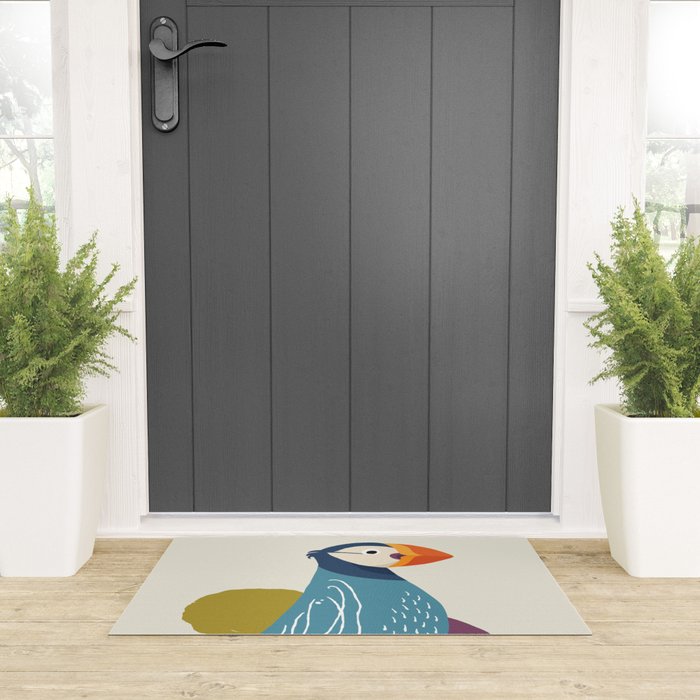 Quirky Atlantic Puffin Welcome Mat Gallery Image 3