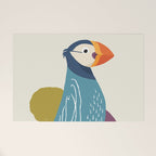 Quirky Atlantic Puffin Welcome Mat Gallery Image 1