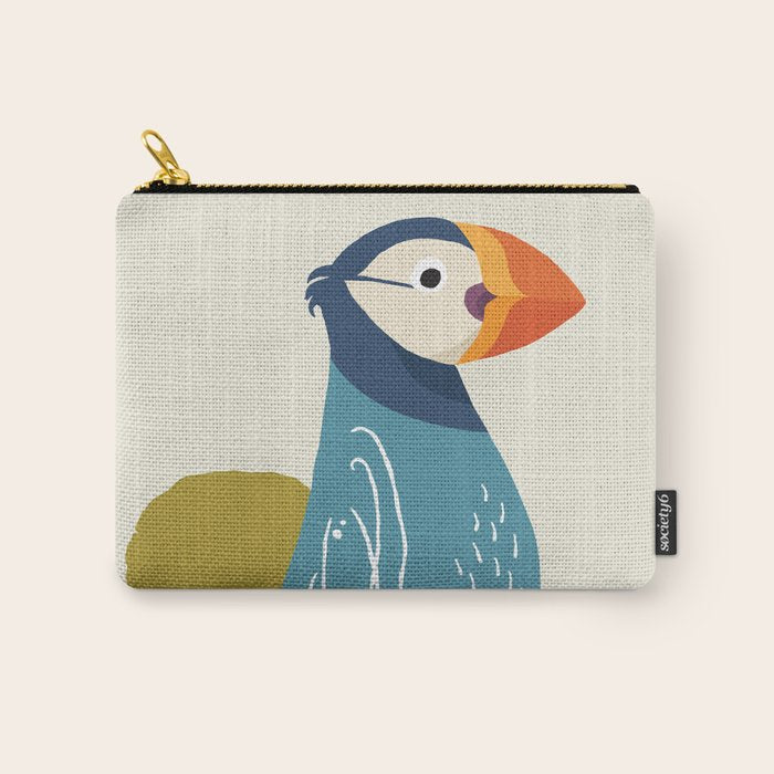 Quirky Atlantic Puffin Carry All Pouch Gallery Image 1