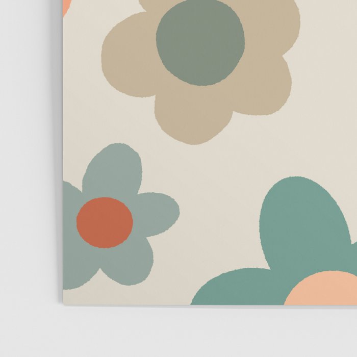 Flower Power Floral | Retro 60s 70s Poster Gallery Image 3