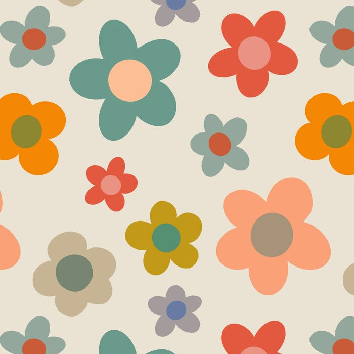 Flower Power Floral | Retro 60s 70s Coffee Mug Gallery Image 2