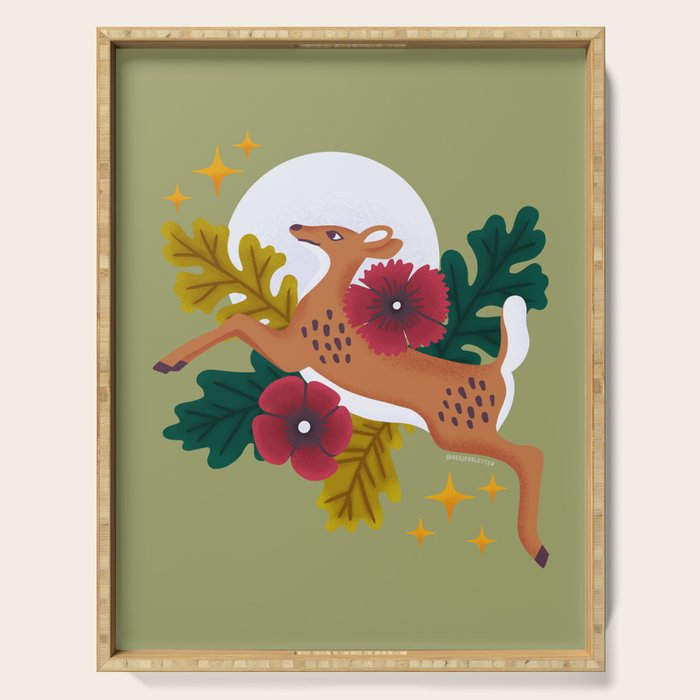 Doe - Crepuscular Critters Serving Tray Gallery Image 1