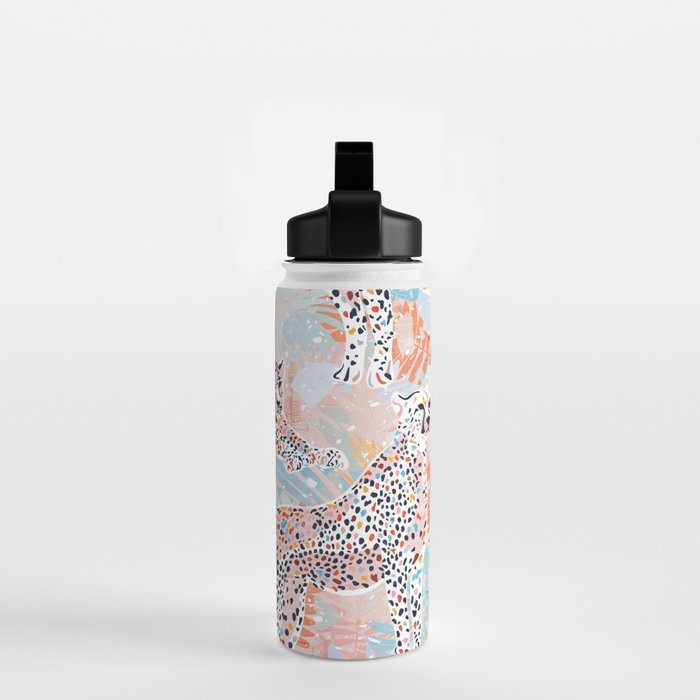 Colorful Wild Cats Water Bottle Gallery Image 2
