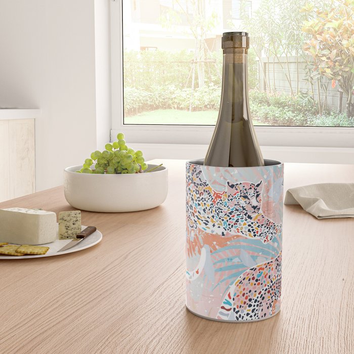 Colorful Wild Cats Wine Chiller Gallery Image 4
