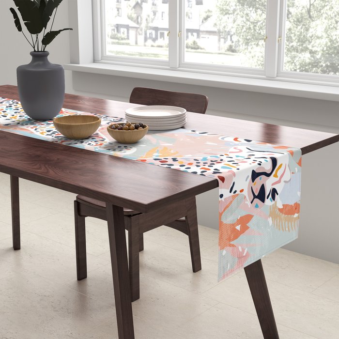 Colorful Wild Cats Table Runner Gallery Image 2