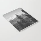 Snow Capped Sierras - Black and White Nature Photography Notebook Gallery Image 2