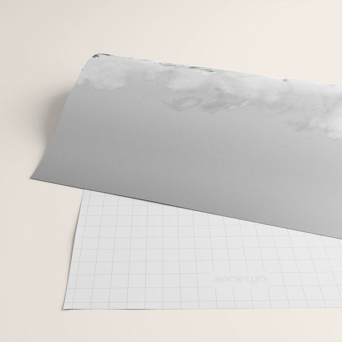 Snow Capped Sierras - Black and White Nature Photography Wrapping Paper Gallery Image 2