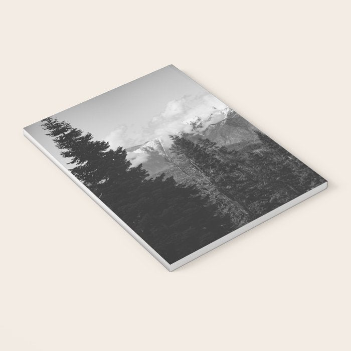 Snow Capped Sierras - Black and White Nature Photography Notebook Gallery Image 3