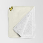 war is not healthy // retro art by surfy birdy Throw Blanket Gallery Image 3