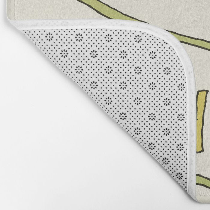 war is not healthy // retro art by surfy birdy Bath Mat Gallery Image 2