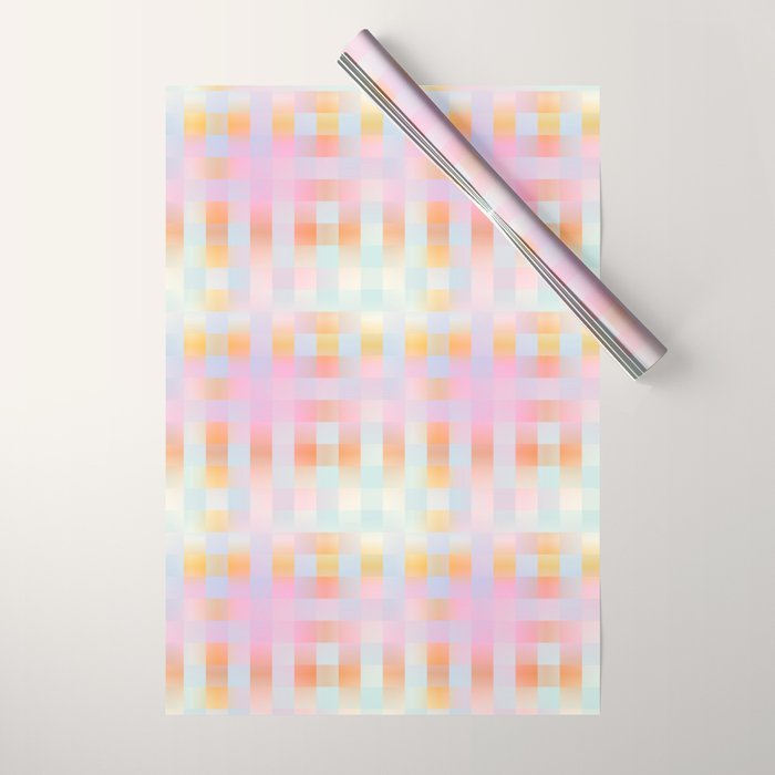 Blurred Plaid Wrapping Paper Gallery Image 1