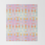 Blurred Plaid Throw Blanket Gallery Image 2