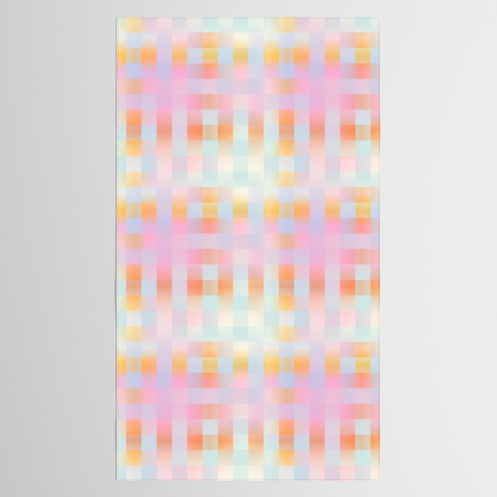 Blurred Plaid Tablecloth Gallery Image 2