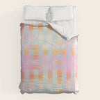 Blurred Plaid Comforter Gallery Image 6