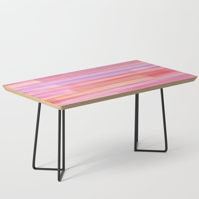 Abstract Watercolor Waves in Pink Sunset Coffee Table Gallery Image 1