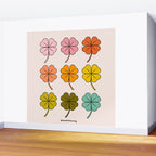 Rainbow Clovers Wall Mural Gallery Image 2