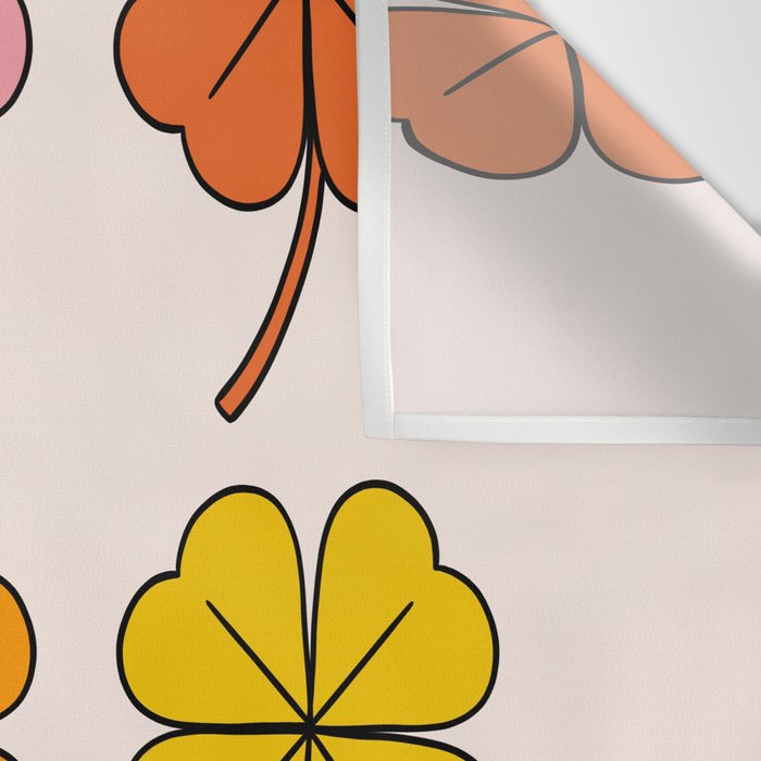 Rainbow Clovers Wall Tapestry Gallery Image 3