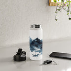 Indigo Depths No. 4 Water Bottle Gallery Image 4