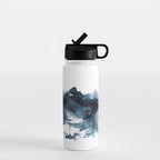 Indigo Depths No. 4 Water Bottle Gallery Image 1