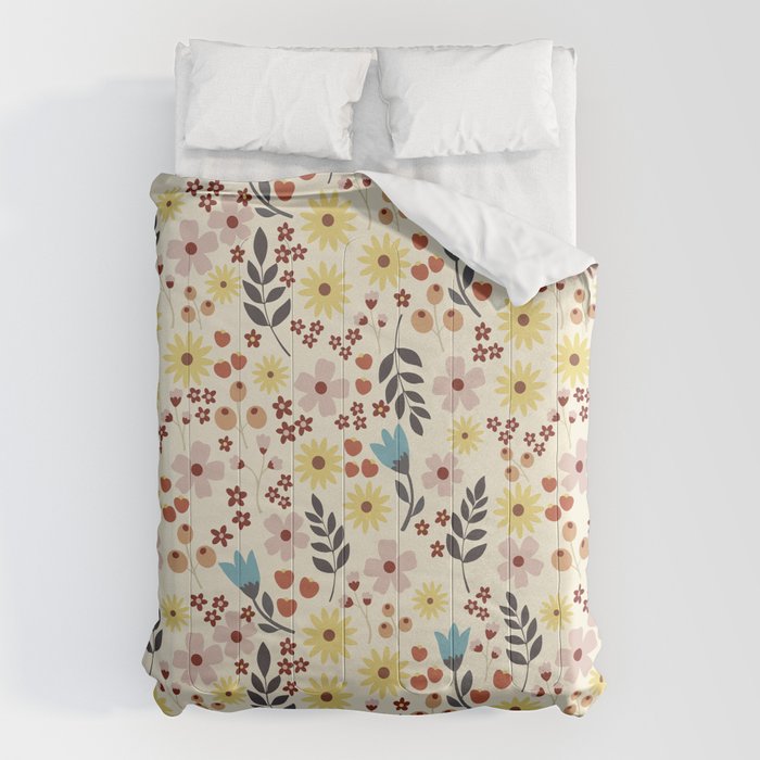 Wild flowers pattern Comforter Gallery Image 1