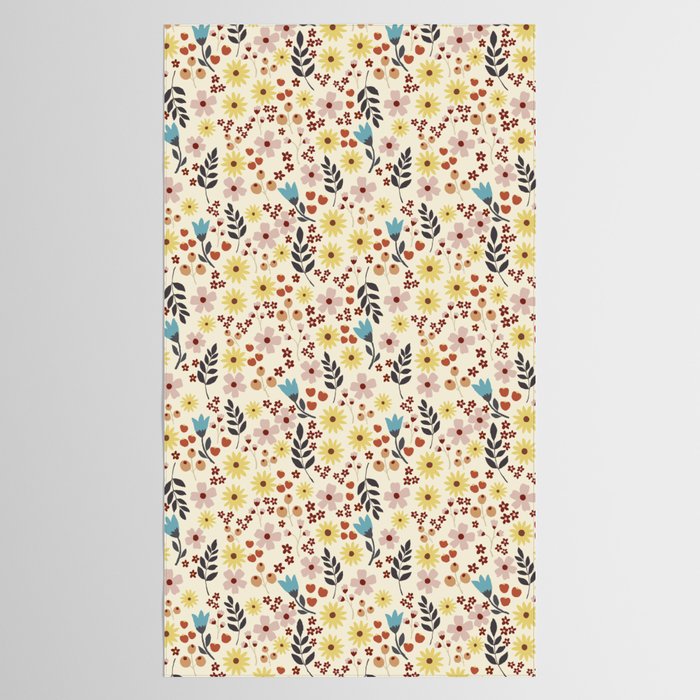 Wild flowers pattern Tablecloth Gallery Image 2