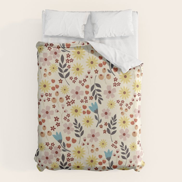 Wild flowers pattern Duvet Cover Gallery Image 6