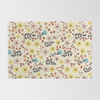 Wild flowers pattern Rug Gallery Image 2
