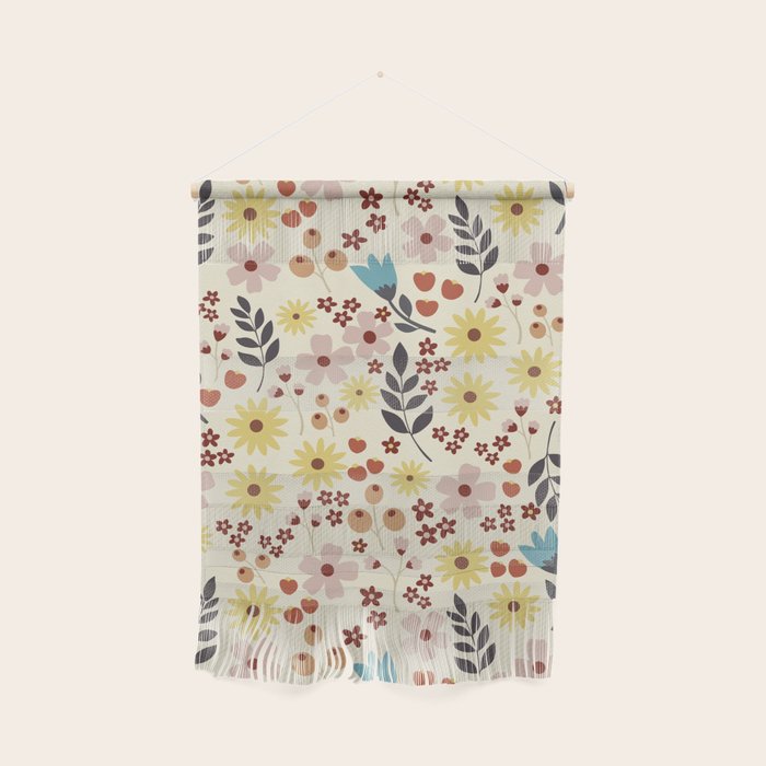 Wild flowers pattern Wall Hanging Gallery Image 1