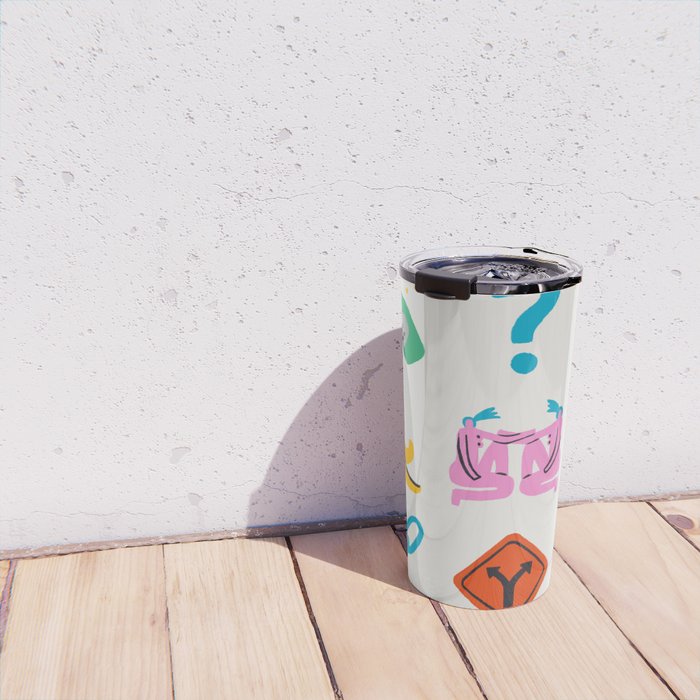 Gemini Emoji Travel Mug Gallery Image 4