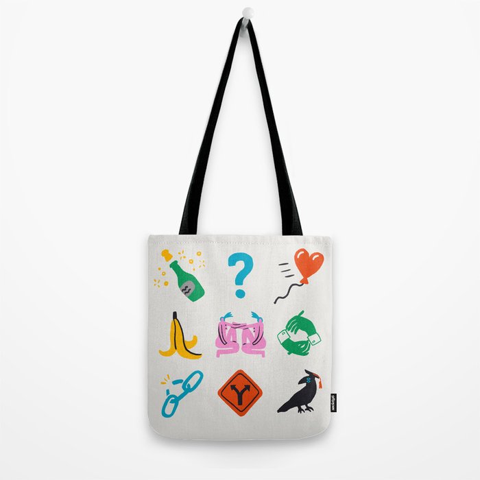 Gemini Emoji Tote Bag Gallery Image 2