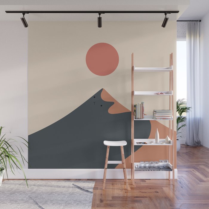 Cat Landscape 92 Wall Mural Gallery Image 1