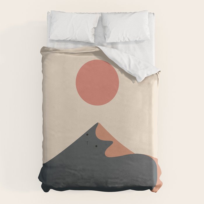 Cat Landscape 92 Duvet Cover Gallery Image 6