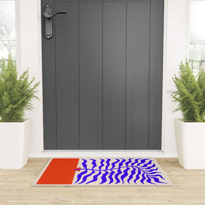 Wild Leaves: Matisse Edition Welcome Mat Gallery Image 3