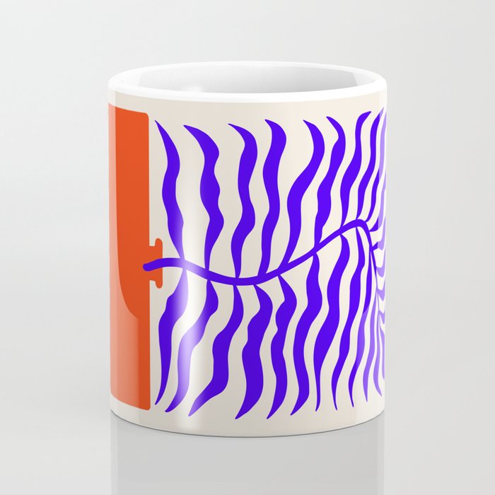 Wild Leaves: Matisse Edition Coffee Mug Gallery Image 4