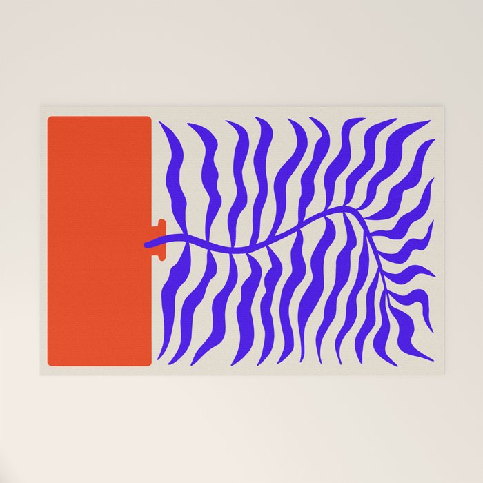 Wild Leaves: Matisse Edition Welcome Mat Gallery Image 1