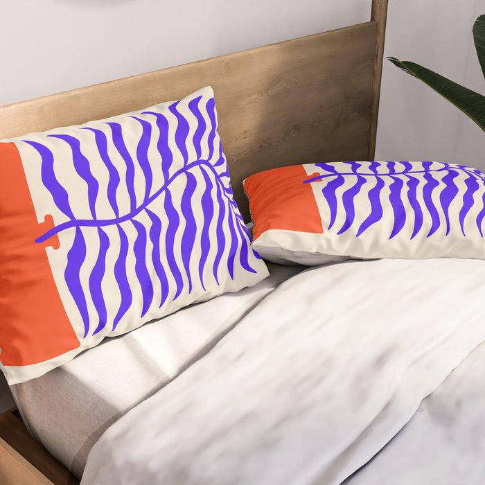 Wild Leaves: Matisse Edition Pillow Sham Gallery Image 2