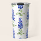 Texas bluebonnet in watercolor Travel Mug Gallery Image 1