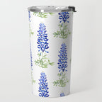 Texas bluebonnet in watercolor Travel Mug Gallery Image 2