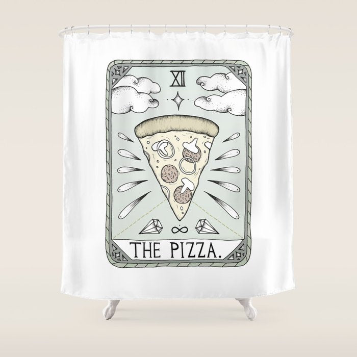 The Pizza Shower Curtain Gallery Image 1